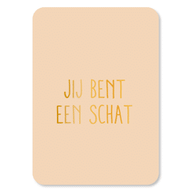 Postkaart Jij bent een schat / Kaartjes van Maaike